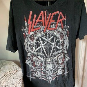 Vintage Slayer Graphic Mens Tee 2xl Short Sleeve